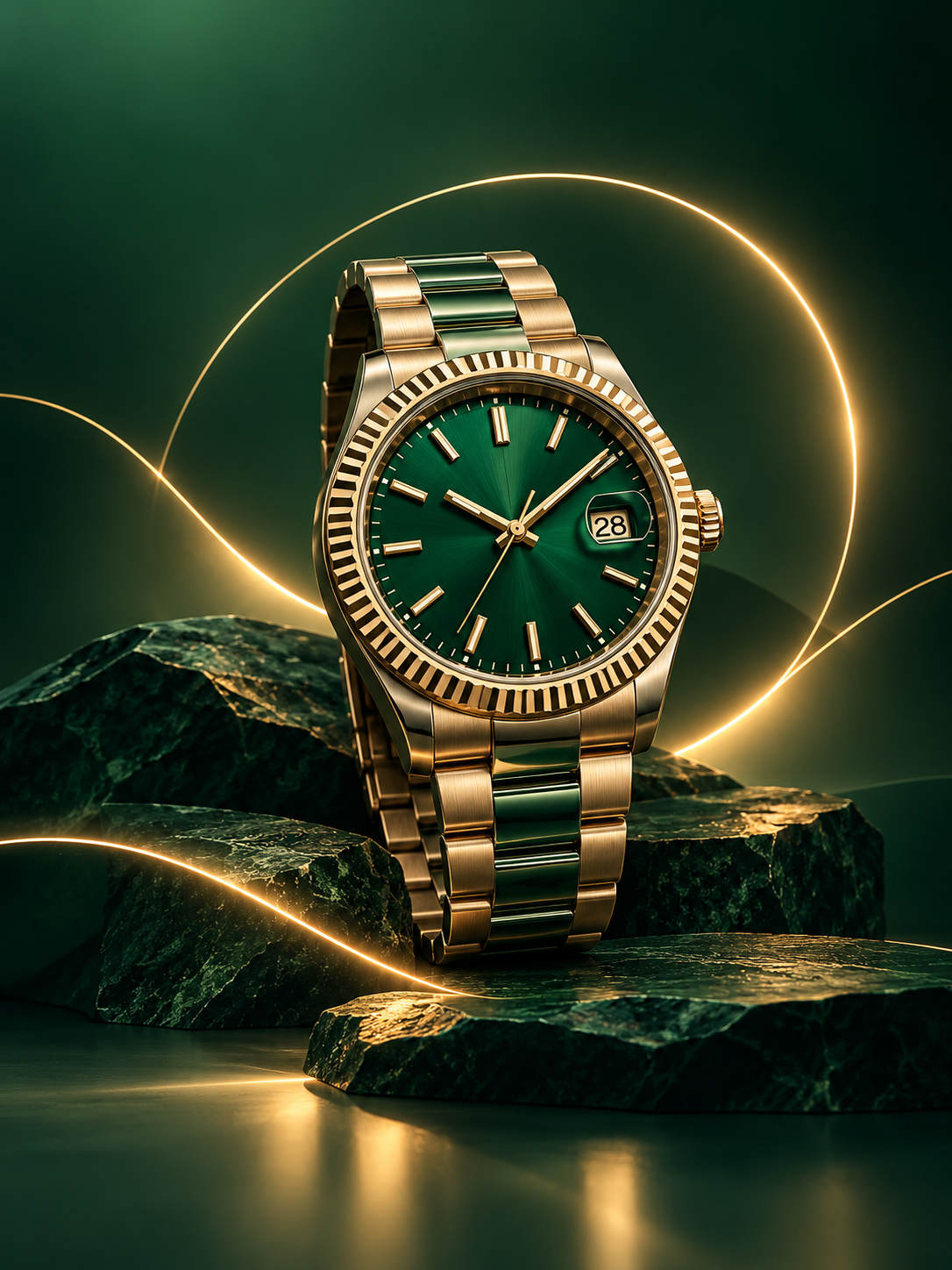 Premium watch illustration